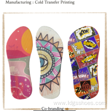 Cold transfer printing in factory making